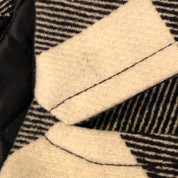 Womens Urban Republic Collection Plaid Pea Coat - Picture 11 of 16